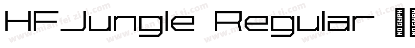 HFJungle Regular字体转换